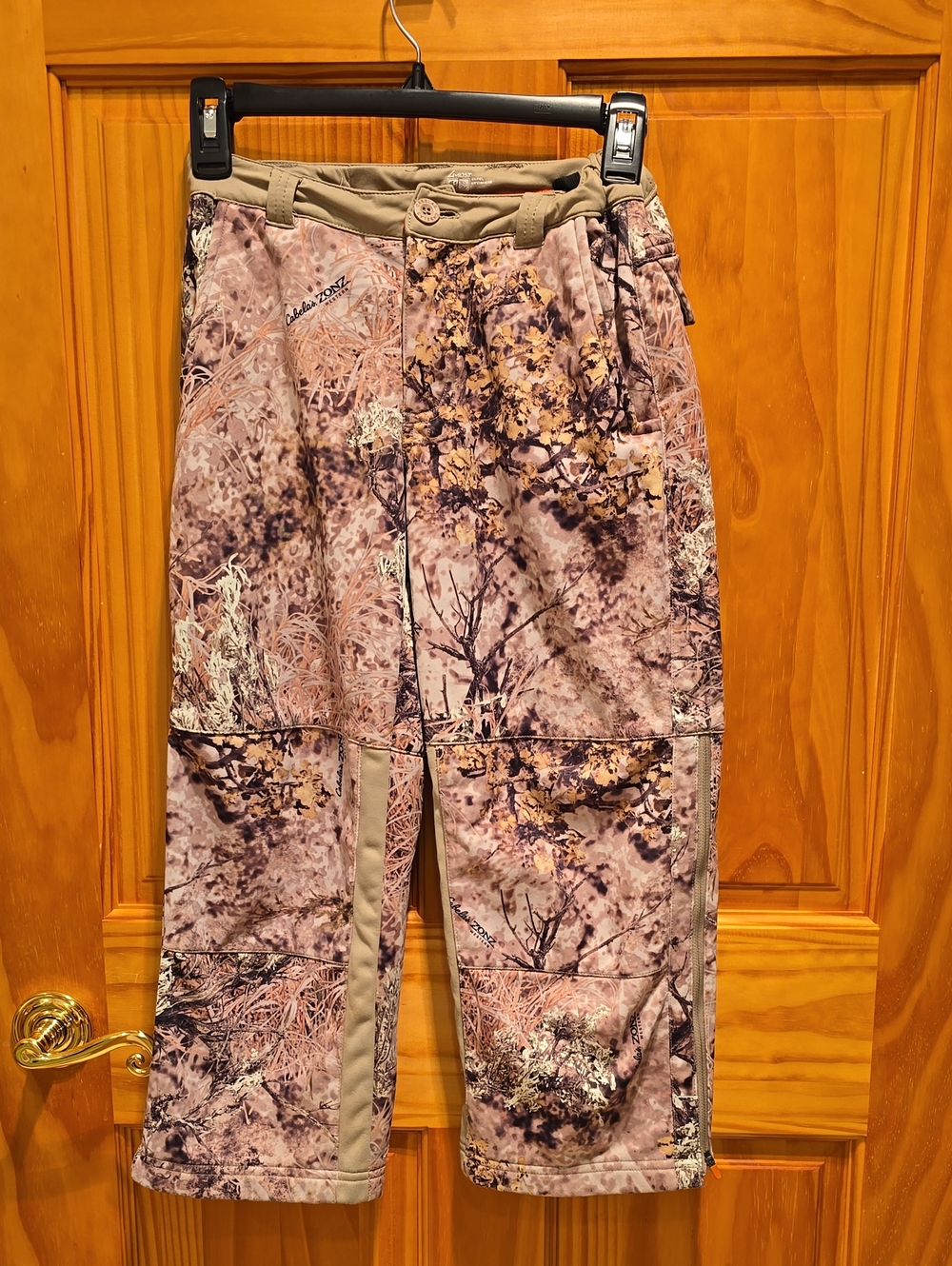 Cabela's Boys Realtree-Style Brown/Tan Camo Pants (Small)